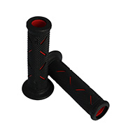 Progrip 717 Double Density Open End Grips Red Black
