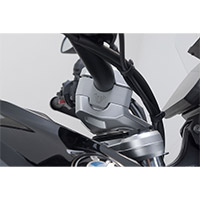 Rehausseur de guidon Sw Motech R 1300 GS ADV argent - 2