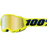 100％ACCURI2 Fluo Yellow Mirror Gold Lens