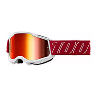 100% Accuri 2 Redline Goggle Mirrored Red