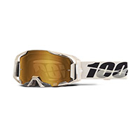 100% Armatic Pitch Goggle Gold Mirrored