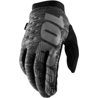 100% Brisker Mx Gloves Grey