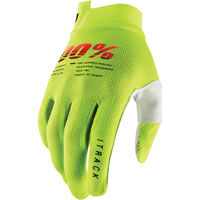 100% Itrack Mx Glove Fluo Yellow