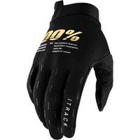 100% Itrack Gloves Black