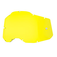 100% Racecraft2/accuri2/strata2 Lens Yellow