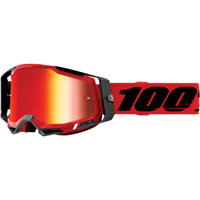 100% Racecraft 2 Goggle Red Mirrored