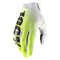 100% Ridefit Korp Gloves Yellow