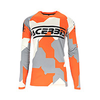 Maglia Acerbis Mx Linear Sumbawa Arancio Grigio