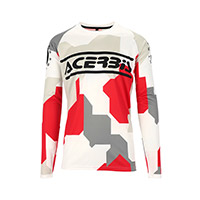 Maglia Acerbis Mx Linear Sumbawa rosso grigio