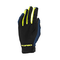 Gants Acerbis MX Linear 2.0 bleu jaune - 2