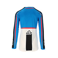 Camiseta Acerbis Mx Linear Lugo blanco azul