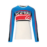 Maglia Acerbis Mx Linear Lugo bianco blu