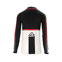 Camiseta Acerbis Mx Linear Lugo blanco negro - 2