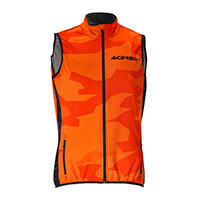 Acerbis Softshell X-wind Vest Orange Black