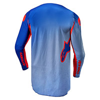 Camiseta Alpinestars Fluid Lucent 2024 azul naranja