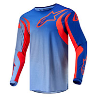 Camiseta Alpinestars Fluid Lucent 2024 azul naranja