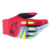 Alpinestars Full Bore Gloves 2024 Blue Berry Red