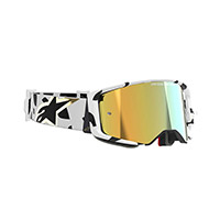 Gafas Alpinestars Supertech Corp blanco dorado - 3