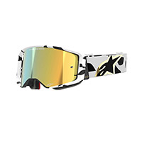 Masque Alpinestars Supertech Corp Blanc Or