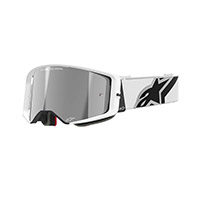 Maschera Alpinestars Supertech Corp Bianco Argento