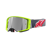 Masque Alpinestars Supertech Corp Fluo Argent