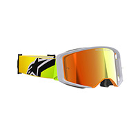 Masque Alpinestars Supertech Corp jaune rouge - 2