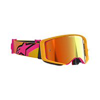 Gafas Alpinestars Supertech Corp amarillo rosado