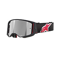 Maschera Alpinestars Supertech Corp Rosso Argento