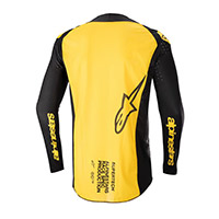 Camiseta Alpinestars Supertech Ward 2024 negro amarillo