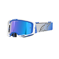 Masque Alpinestars Vision 8 Corp Blanc Bleu