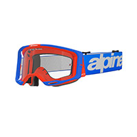 Masque Alpinestars Vision 8 Wordmark Bleu