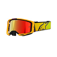 Alpinestars Vision 8 Corp ゴーグル イエロー レッド