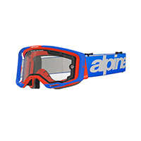 Alpinestars Vision 8 Wordmark Dual Pane blu