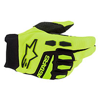 Alpinestars Youth Full Bore Gloves 2023 Yellow Kid
