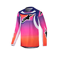 Camiseta juvenil Alpinestars Racer Wurx 2025 multicolor