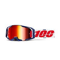 100% Armatic Mach Z Goggle Red