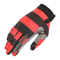 Guantes Fasthouse Grindhouse Speed ​​Style Akin negro rojo