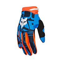 Fox 180 Race Spec Gloves Blue