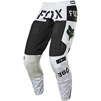 Pantaloni Fox 360 Nobyl Nero Bianco - img 2
