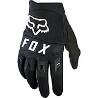 Fox Dirtpaw Youth Gloves Black White Kinder