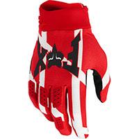 Fox FlexairCelzLE手袋赤いfluo