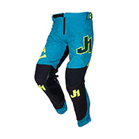 Pantalones Just-1 J Flex 2.0 Frontier verde azulado negro amarillo