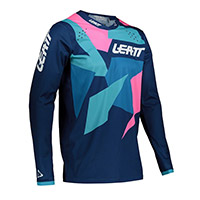 Camiseta Leatt 4.5 Lite azul rosa