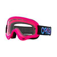 Gafas Oakley O Frame MX Moto rosa salpicado