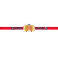 Gafas O Neal B-33 Bold rojo espejada