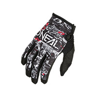 O Neal Mayhem Attack V.25 Gloves Black White