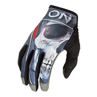 O Neal Mayhem Bones V.22 Gloves Black Red