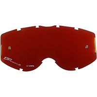 Lunettes cross Progrip Multilayered jaune fluo Rouge