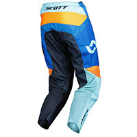 Pantaloni Scott 350 Race Evo Blu Arancio - img 2