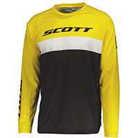 Camiseta Scott 350 Swap Evo negro amarillo